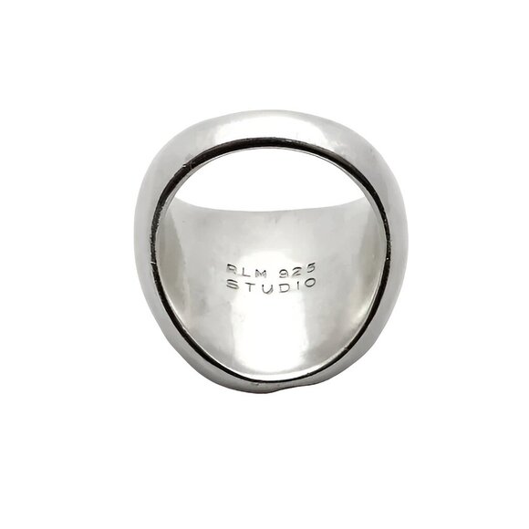 Vintage Sterling Silver Robert Lee Morris RLM Studio Swirl Maze Ring Size 6.25 - Picture 4 of 10